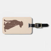 Silhouette Gepäckanhänger (Vorderseite horizontal)