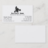 Silhouette-Geschäfts-Karte des Viererkabel-/ATV Visitenkarte (Vorne/Hinten)