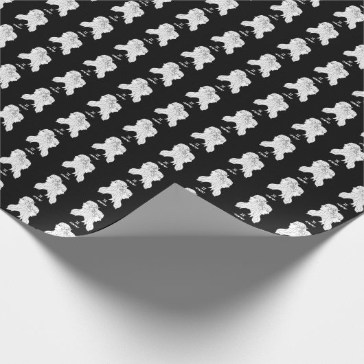 Silhouette Geschenkpapier (Ecke)