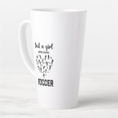 Silhouette Girls spielen Fußball Milchtasse (Linke Ecke)