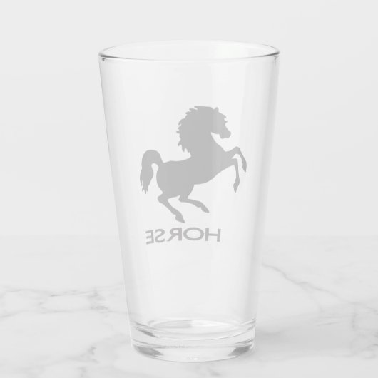 Silhouette Glas (Rückseite)