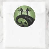 Silhouette glaubt Märchenschwestern Runder Aufkleber (Tasche)