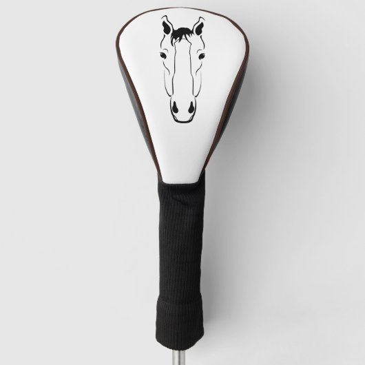 Silhouette Golf Headcover (Vorderseite)