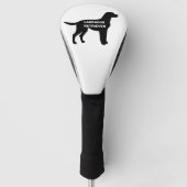 Silhouette Golf Headcover (Vorderseite)