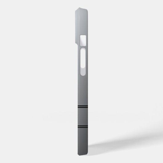 Silhouette Golfer Monogram Case-Mate iPhone Hülle (Rückseite / Links)