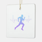 Silhouette Gradient Keramikornament (Links)