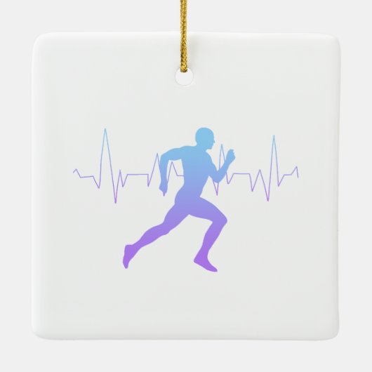 Silhouette Gradient Keramikornament (Rückseite)