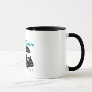 Silhouette-Grafik der Klassen-C Motorhome Tasse
