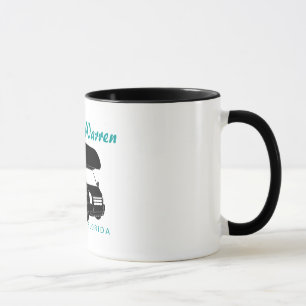 Silhouette-Grafik der Klassen-C Motorhome Tasse