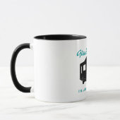 Silhouette-Grafik der Klassen-C Motorhome Tasse (Links)