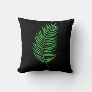 Silhouette Green Palm Frontend Kissen
