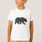Silhouette Grizzly Bär-Choose background T-Shirt (Vorderseite)
