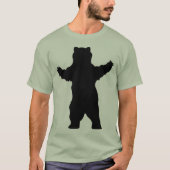 Silhouette Grizzlybär T-Shirt (Vorderseite)