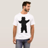 Silhouette Grizzlybär T-Shirt (Vorne ganz)