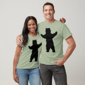 Silhouette Grizzlybär T-Shirt (Unisex)