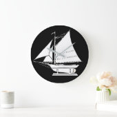 Silhouette Große Wanduhr (Zuhause)