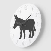 Silhouette Große Wanduhr (Winkel)