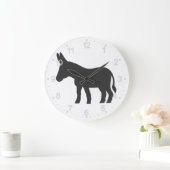 Silhouette Große Wanduhr (Zuhause)