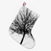 Silhouette Großer Weihnachtsstrumpf (Vorderansicht (hängend))