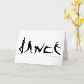 Silhouette-Grußkarte Karte (Gelbe Blume)