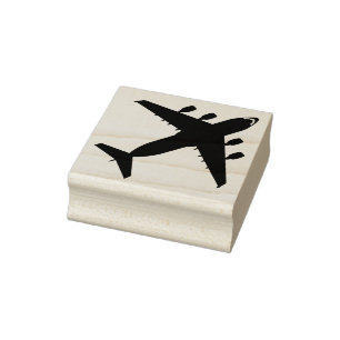 Silhouette-Gummi-Briefmarke C-17 Globemaster Gummistempel