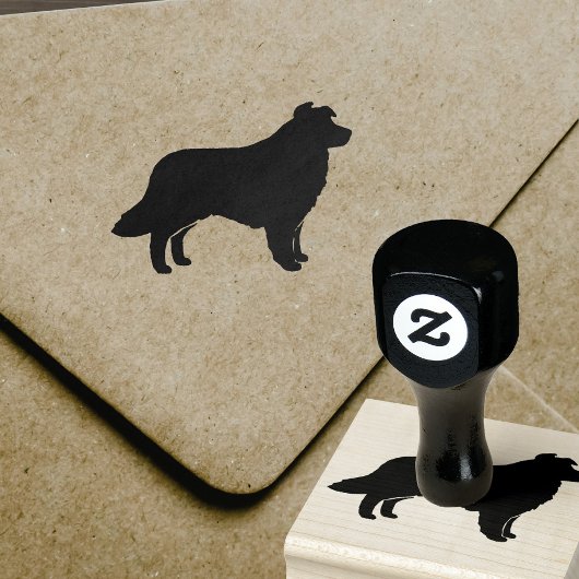 Silhouette Gummi Briefmarke Gummistempel