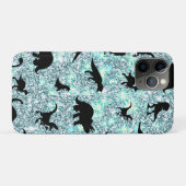 Silhouette Haifischwal Gefälle Sparkle Galax Case-Mate iPhone Hülle (Rückseite (Horizontal))