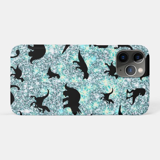 Silhouette Haifischwal Gefälle Sparkle Galax Case-Mate iPhone Hülle (Rückseite (Horizontal))