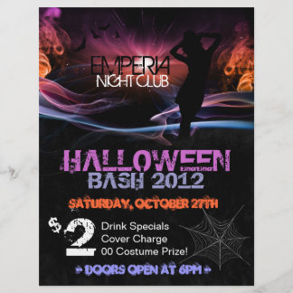 Silhouette Halloween Promotionclub Flyer