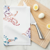 Silhouette Handtuch (Viertel Falte)