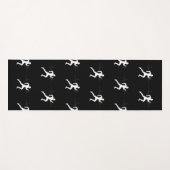 Silhouette HeartBeat Line für den Mann, der Läufer Yogamatte (Vorderseite (Horizontal))