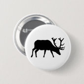 Silhouette Hirsche Button (Vorne & Hinten)