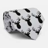 Silhouette Hirschgeflecht Rustikal Krawatte (Gerollt)