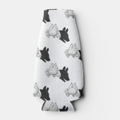 Silhouette Hund Flaschenkühler (Vorderseite)