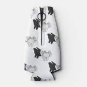 Silhouette Hund Flaschenkühler (Rückseite)