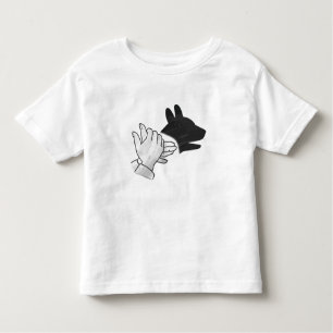 Silhouette Hund Kleinkind T-shirt
