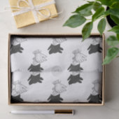 Silhouette Hund Seidenpapier (Geschenk)