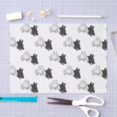 Silhouette Hund Seidenpapier (Handwerk)