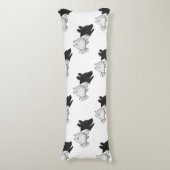 Silhouette Hund Seitenschläferkissen (Vorderseite Vertikal)