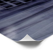 Silhouette im Regenwald Art Poster (Ecke)