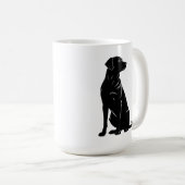 Silhouette Kaffeetasse (VorderseiteRechts)
