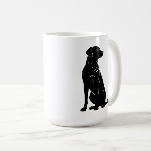 Silhouette Kaffeetasse (VorderseiteRechts)