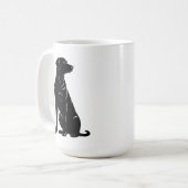 Silhouette Kaffeetasse (Vorderseite Links)