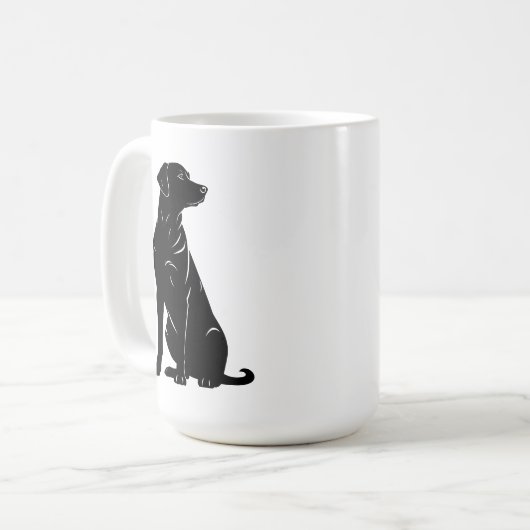 Silhouette Kaffeetasse (Vorderseite Links)