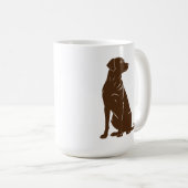 Silhouette Kaffeetasse (VorderseiteRechts)