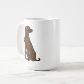 Silhouette Kaffeetasse (Vorderseite Links)