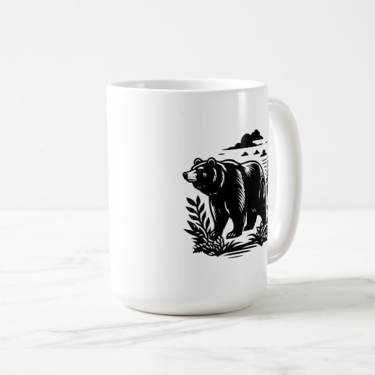 Silhouette Kaffeetasse (VorderseiteRechts)