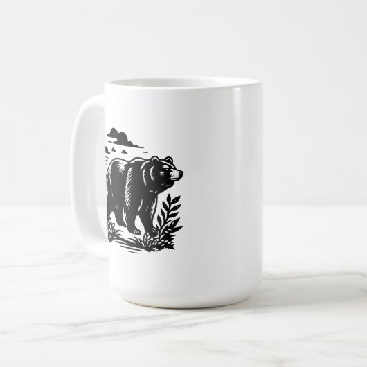 Silhouette Kaffeetasse (Vorderseite Links)