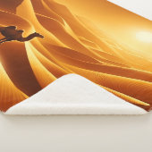 Silhouette Kamm sonniges Ägypten Mittelost Sherpadecke (3/4)