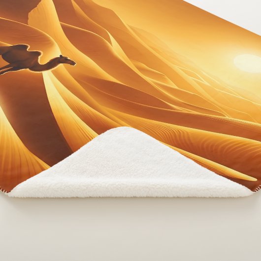 Silhouette Kamm sonniges Ägypten Mittelost Sherpadecke (3/4)